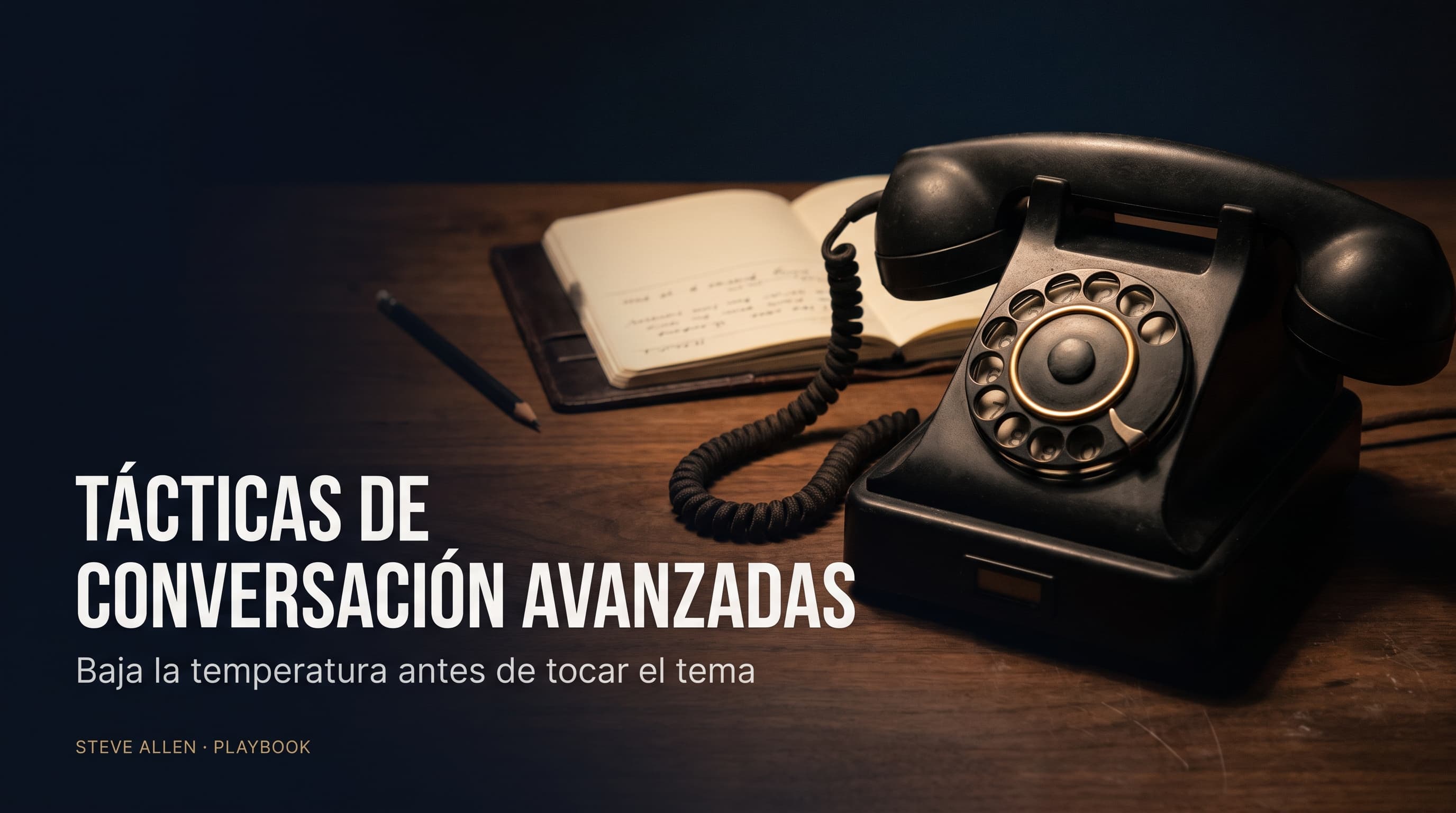 Playbook: Tácticas de Conversación Avanzadas