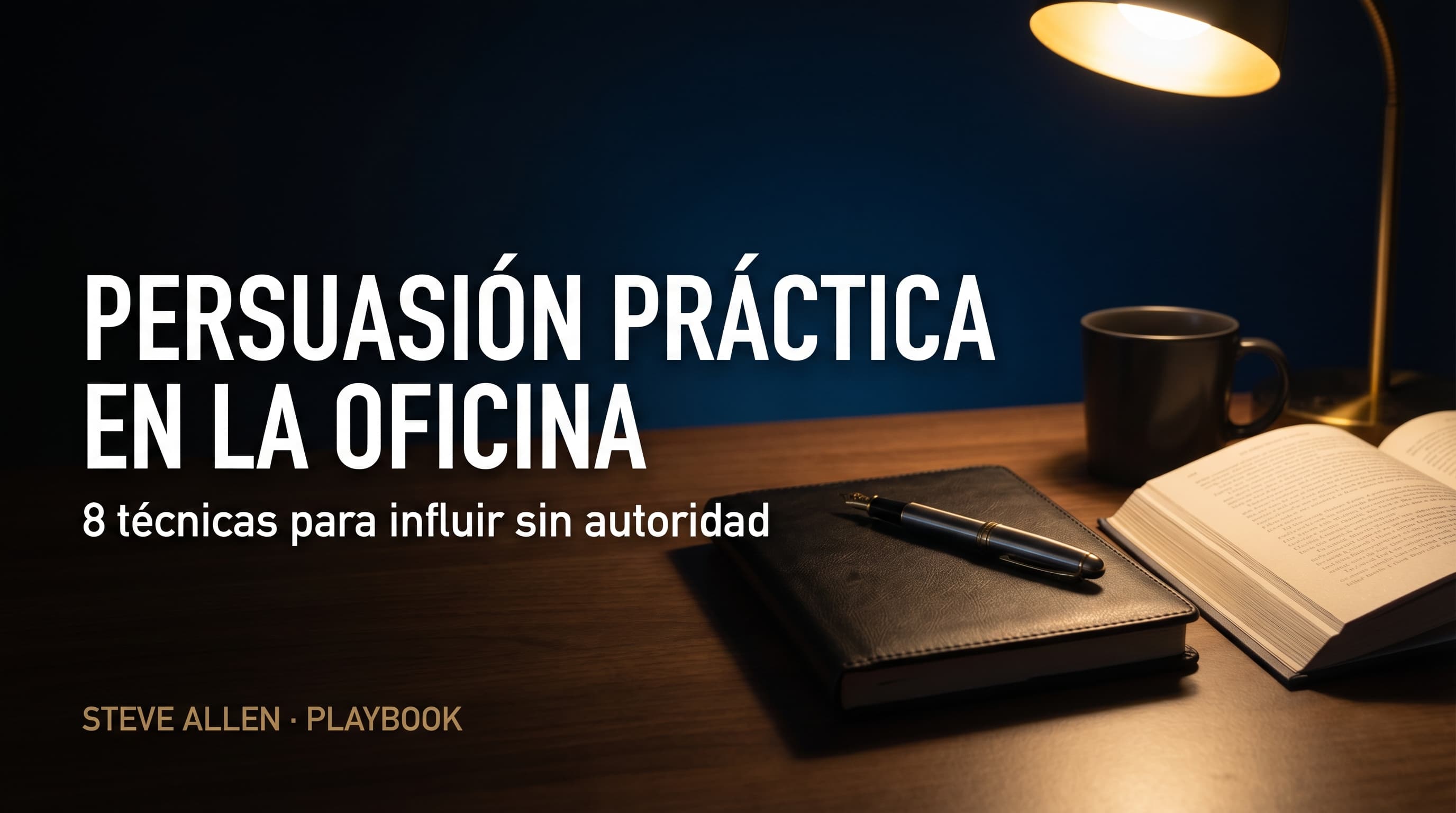 Playbook: Persuasión práctica en la oficina